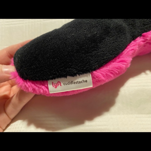 Lyft original pink mustache plush - Picture 4 of 5